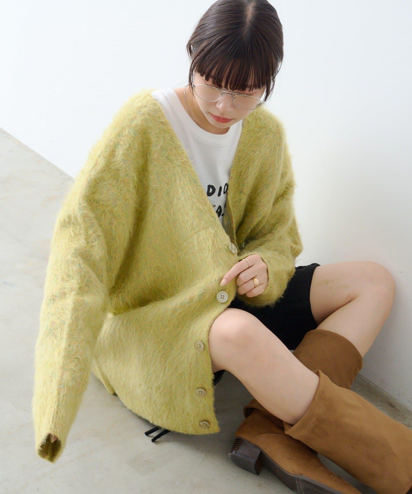 【WHIMSIC/2尺碼可選】長毛針織開衫