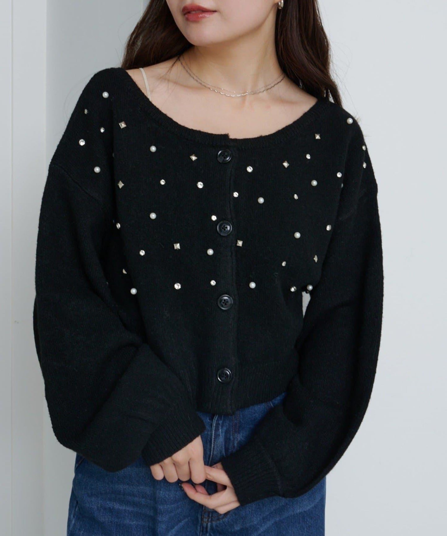 Kastane 混色寶石針織開衫