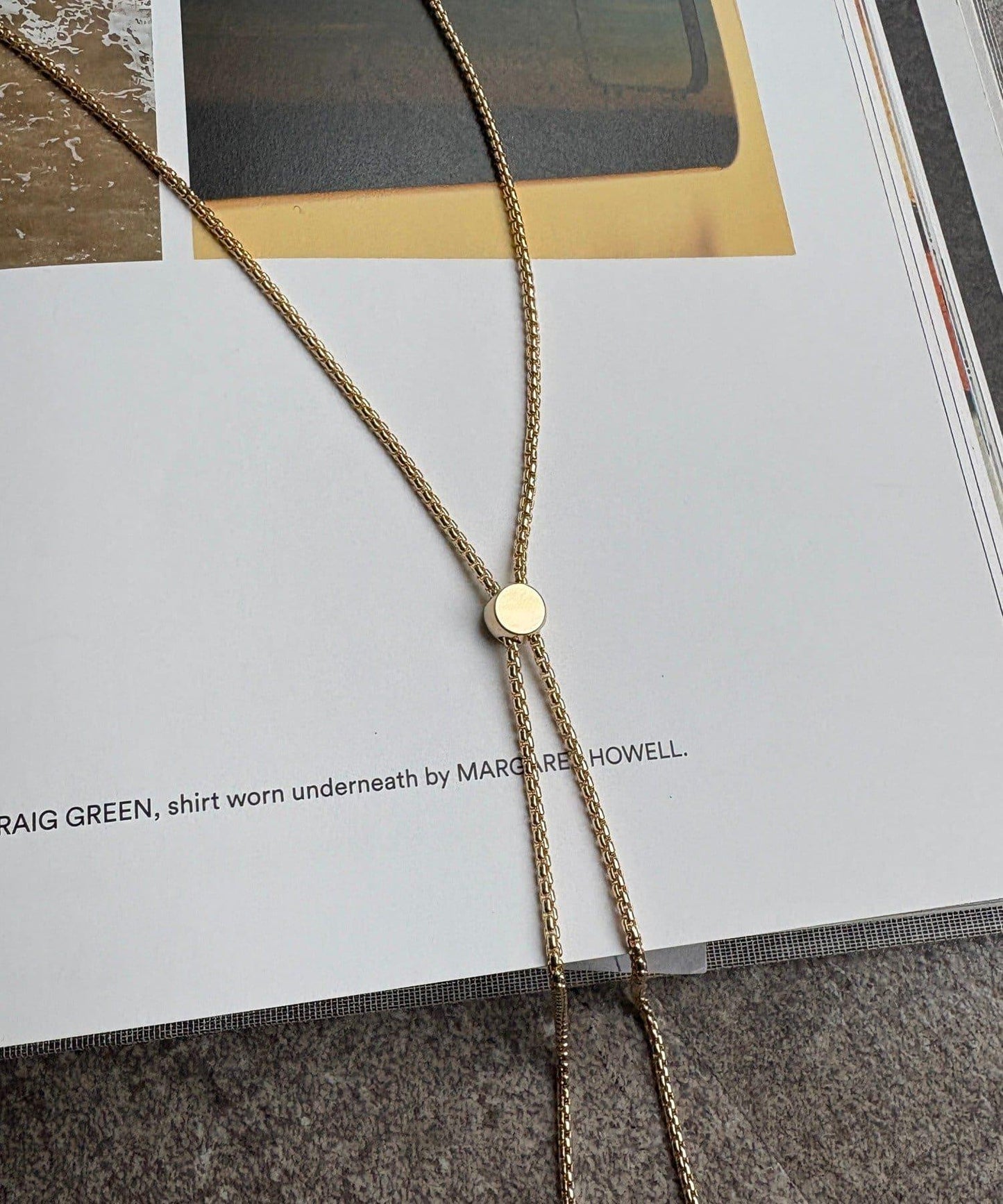 設計鏈條滑動項鍊