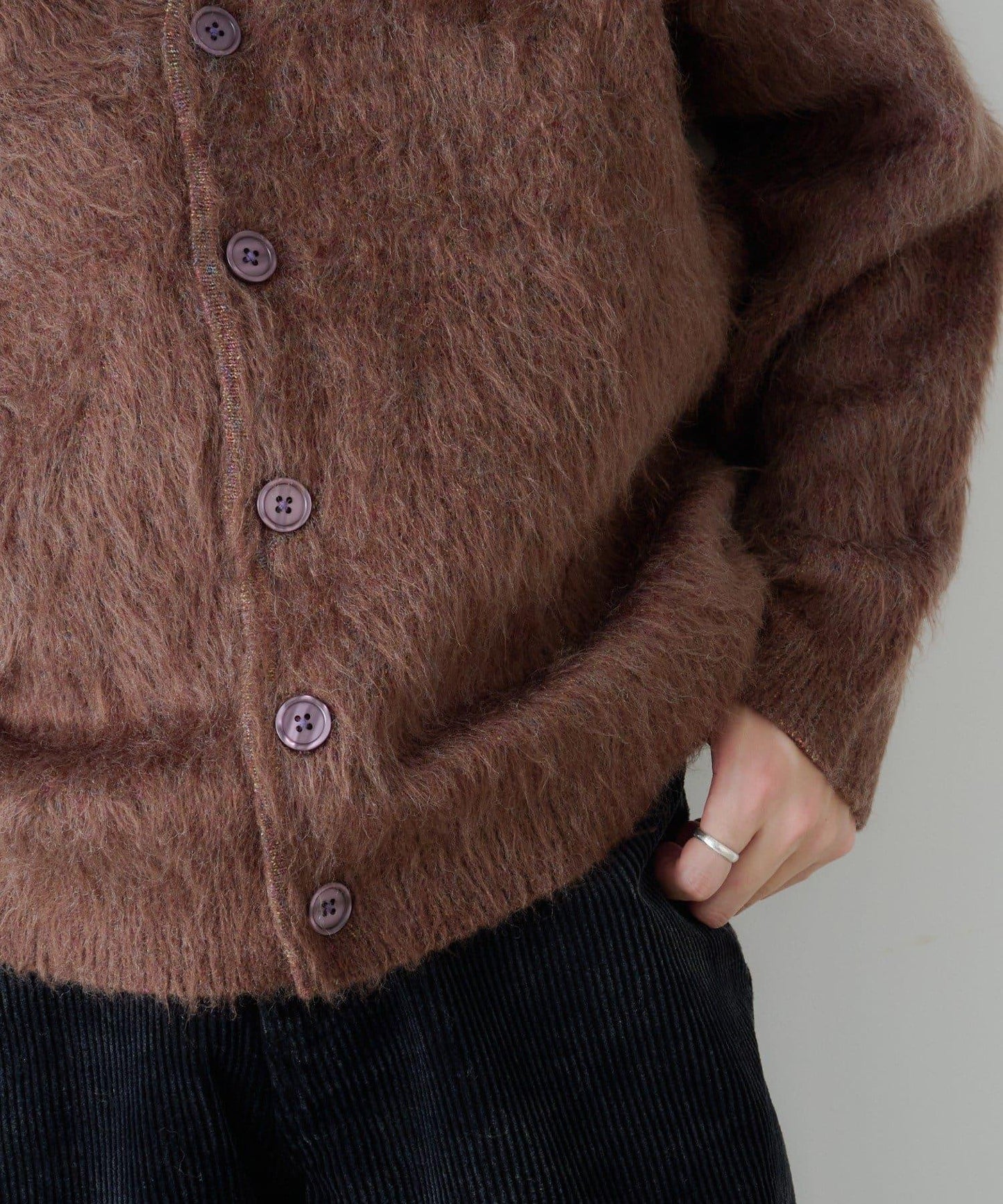 【WHIMSIC/2尺碼可選】長毛針織開衫