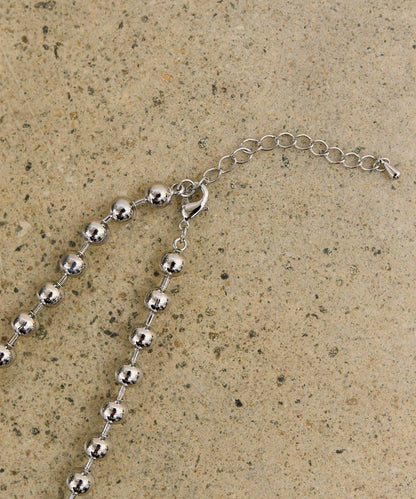 ボールチェーンネックレス