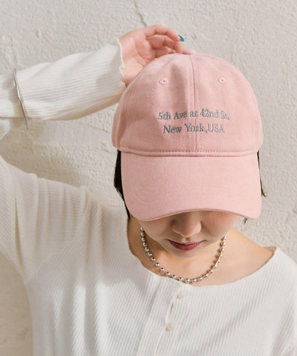 桃子圖案刺繡棒球帽