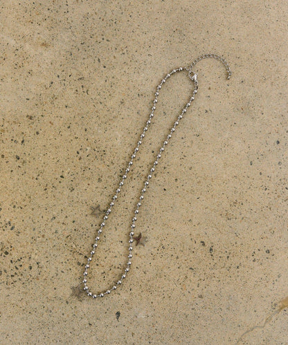 ボールチェーンネックレス