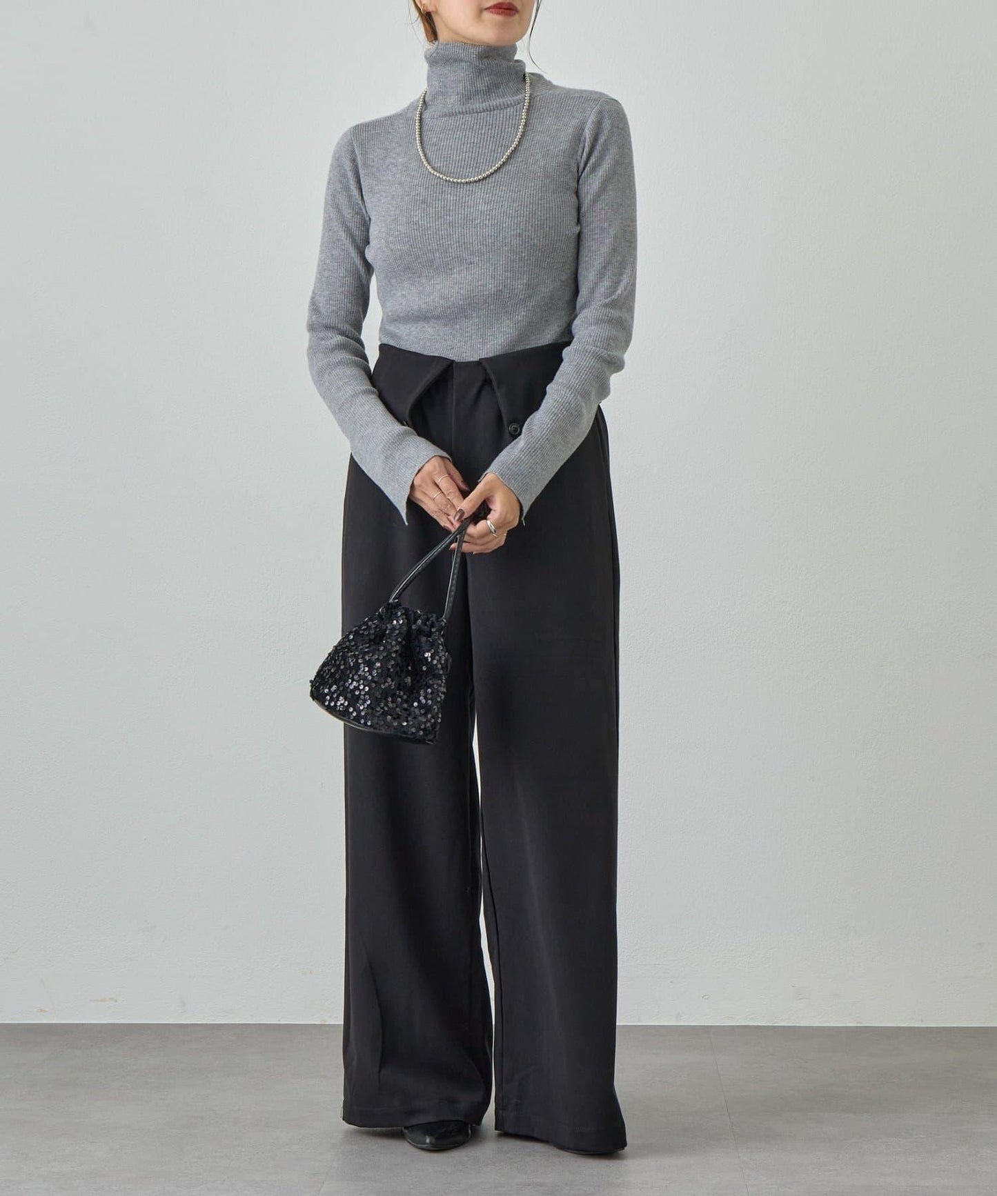 2WAY腰部設計褲子