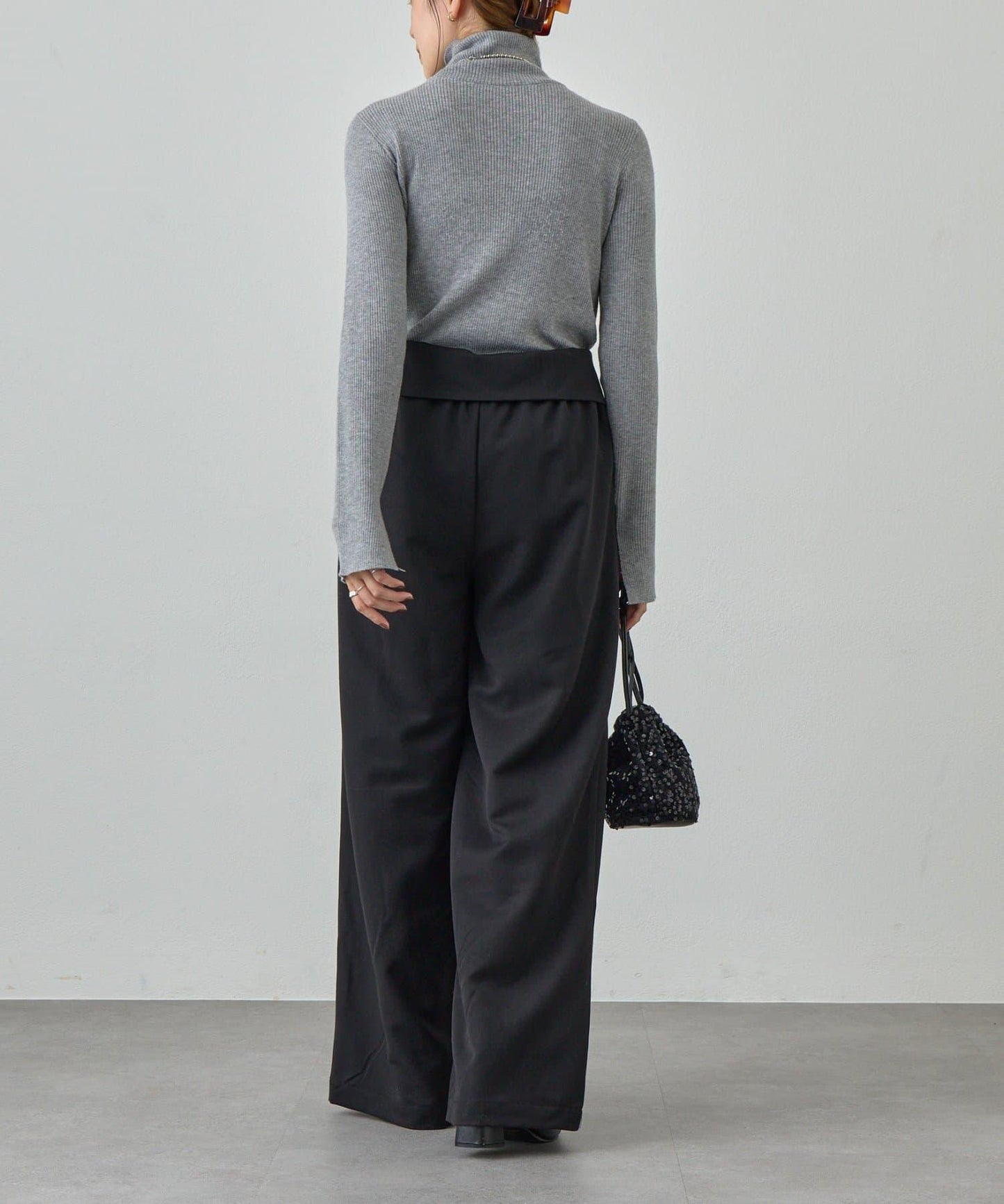 2WAY腰部設計褲子