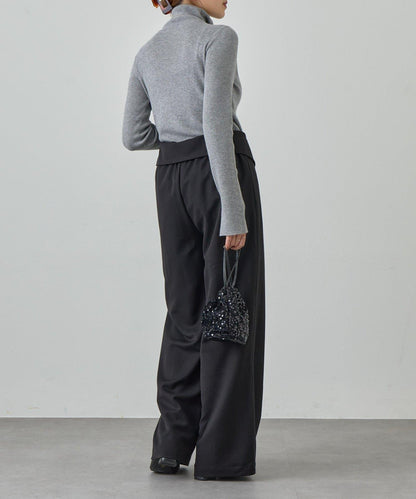 2WAY腰部設計褲子