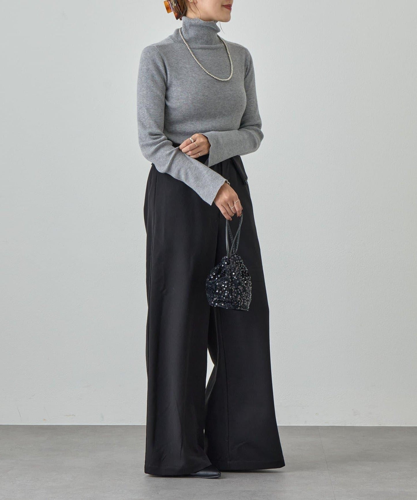 2WAY腰部設計褲子