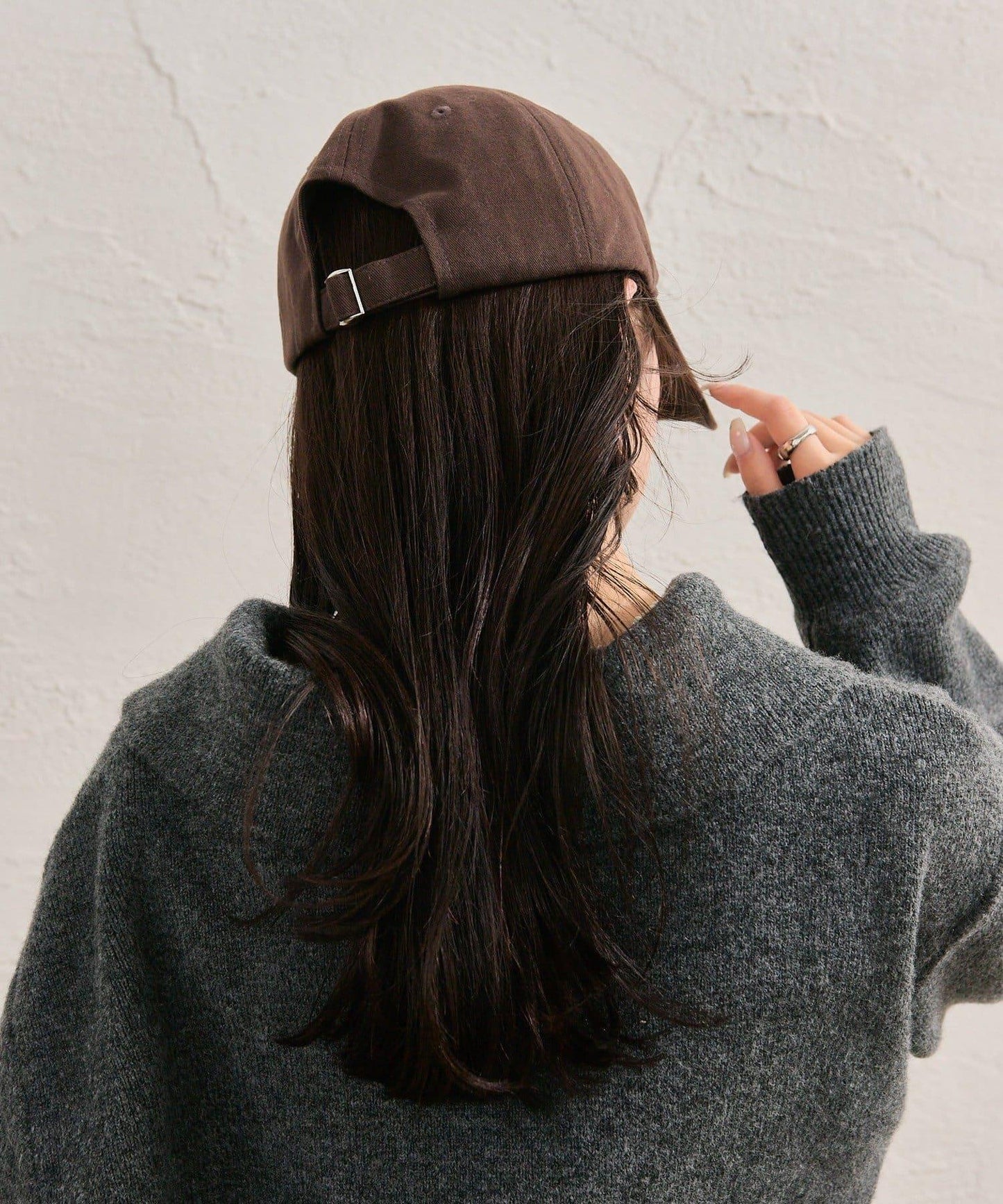 桃子圖案刺繡棒球帽