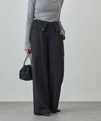 2WAY腰部設計褲子