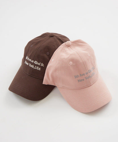 桃子圖案刺繡棒球帽