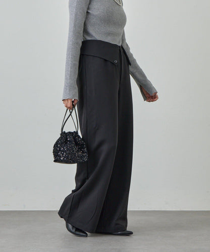 2WAY腰部設計褲子