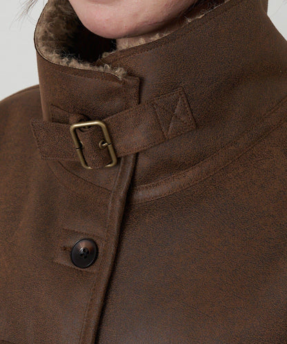 雙面穿仿羊羔毛大衣