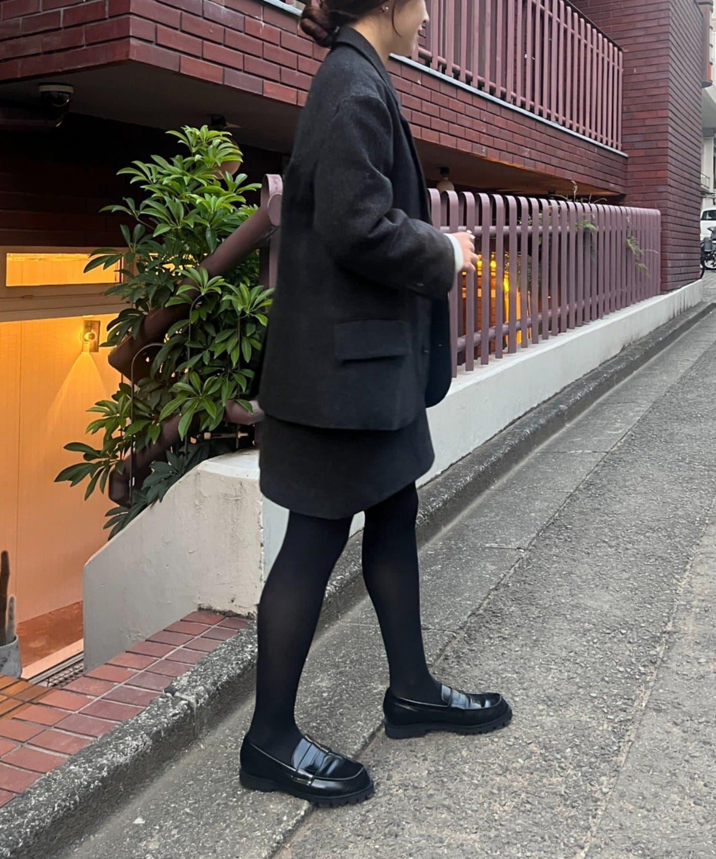 羊毛寬鬆西裝夾克