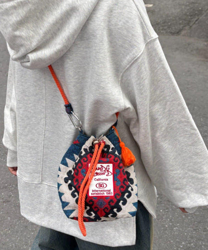 【SOUNDSGOOOOD】提花布束口包