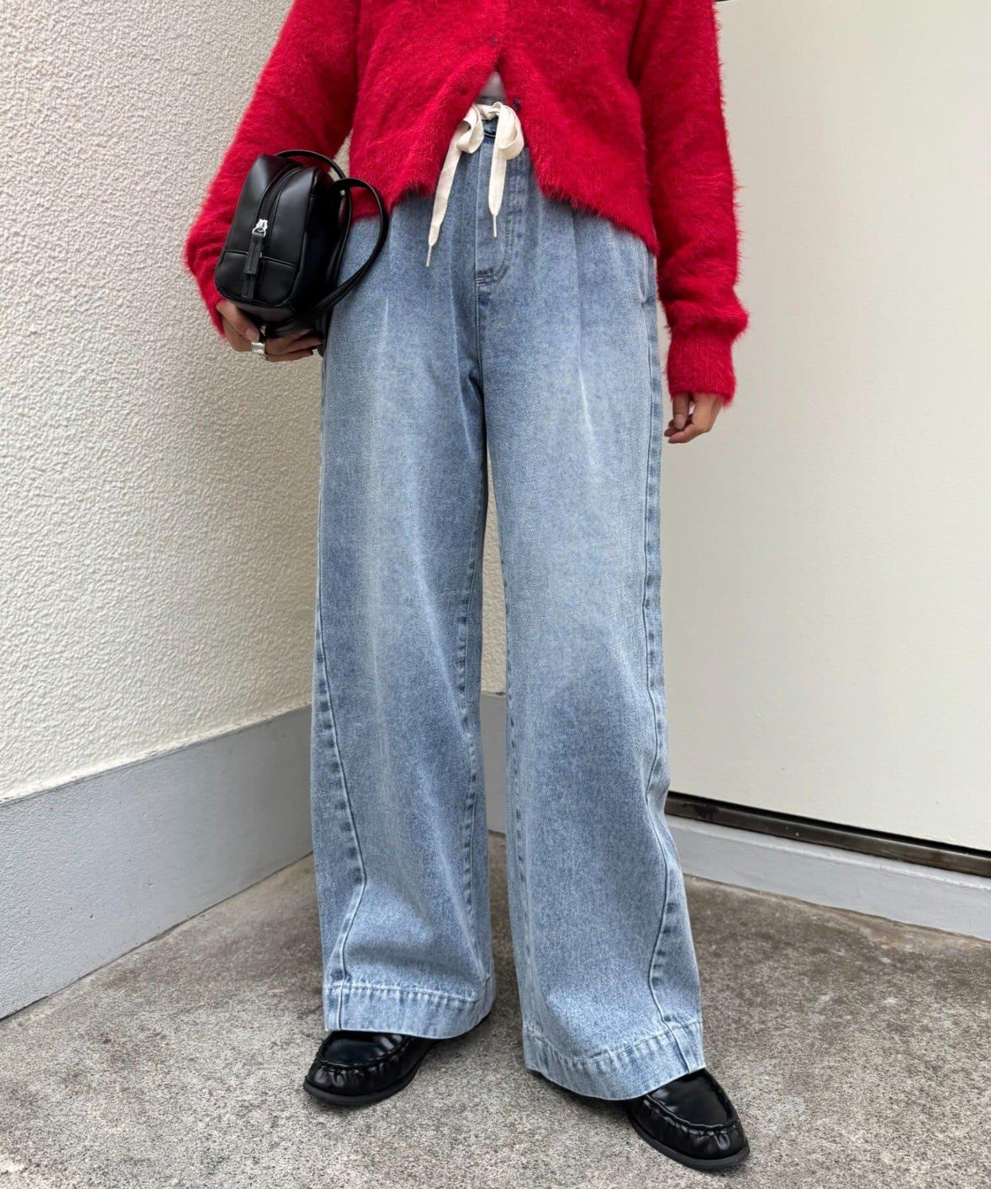 日常寬鬆牛仔褲