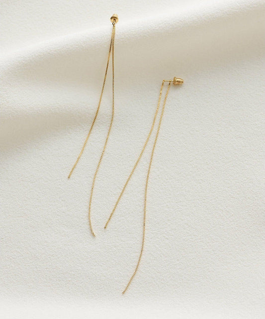 【THE PAUSE】2WAY鏈條耳環