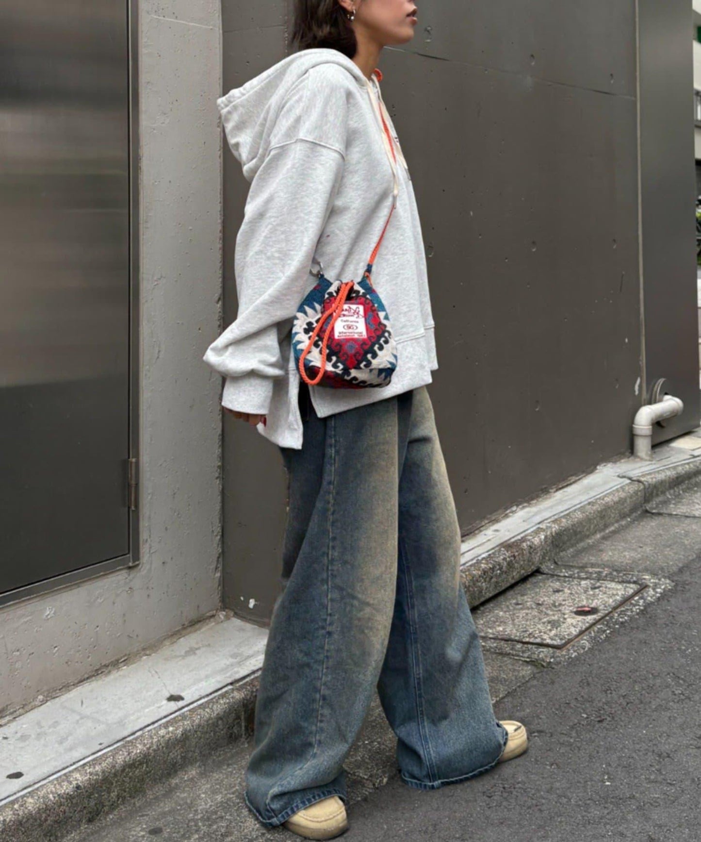 【SOUNDSGOOOOD】提花布束口包