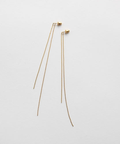 【THE PAUSE】2WAY鏈條耳環
