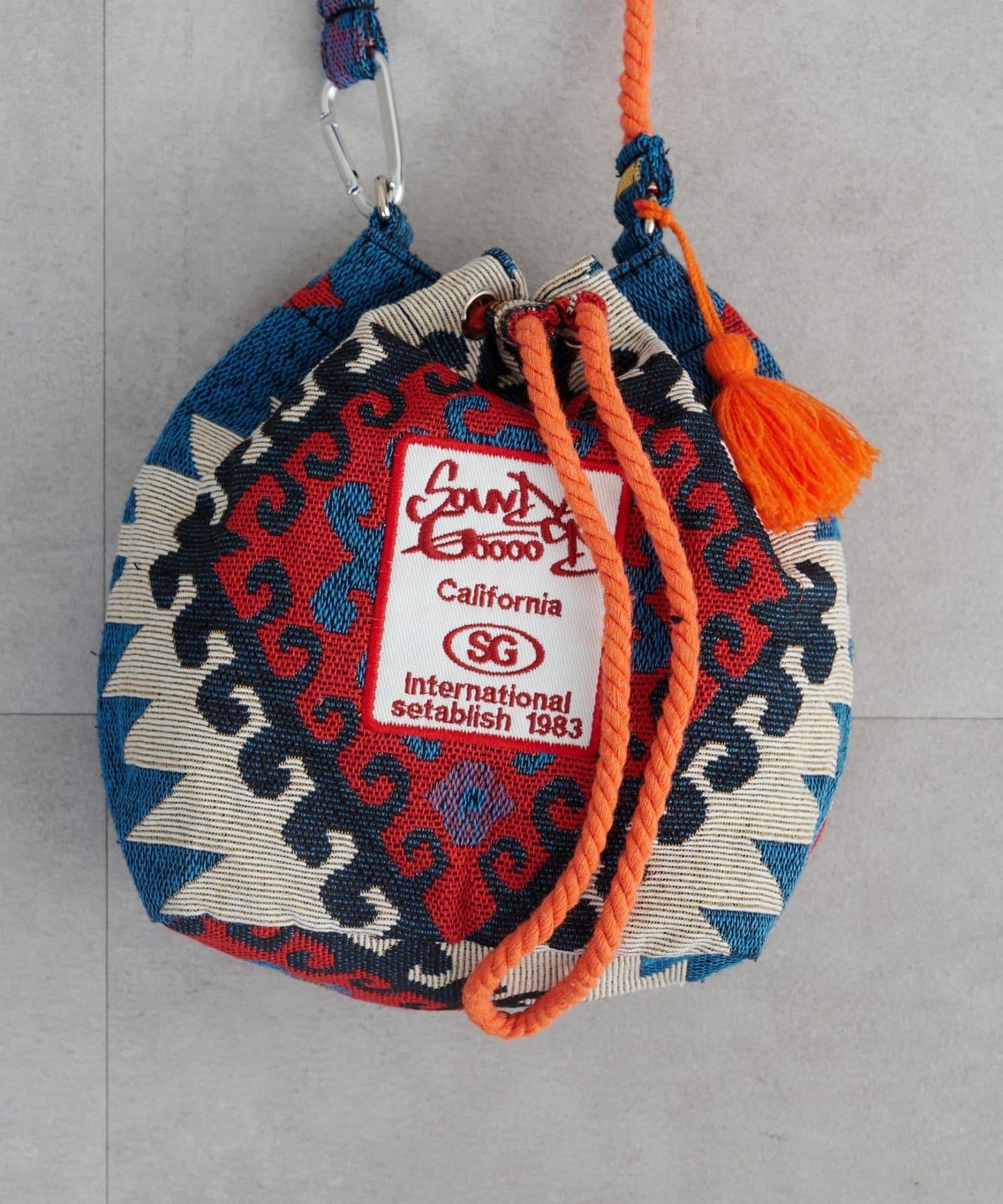 【SOUNDSGOOOOD】提花布束口包