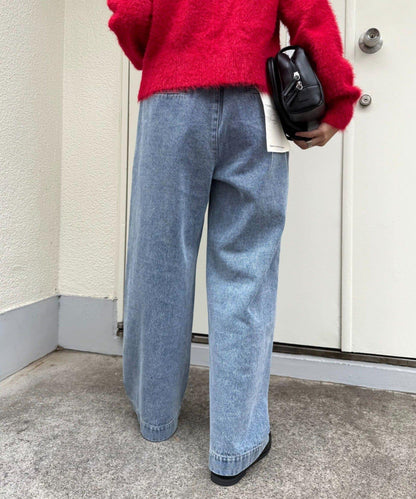 日常寬鬆牛仔褲