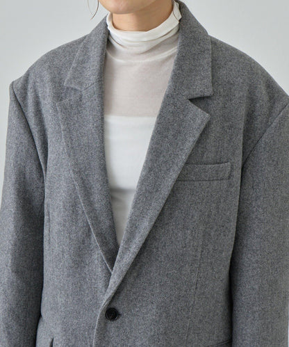 羊毛寬鬆西裝夾克