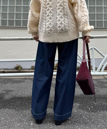 日常寬鬆牛仔褲