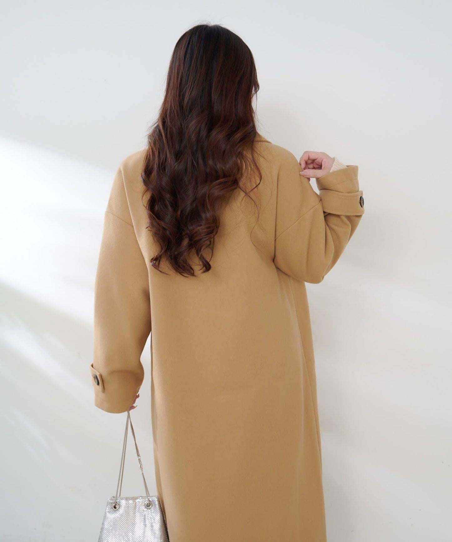 羊毛感雙排扣切斯特大衣