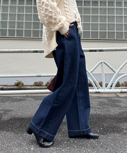 日常寬鬆牛仔褲