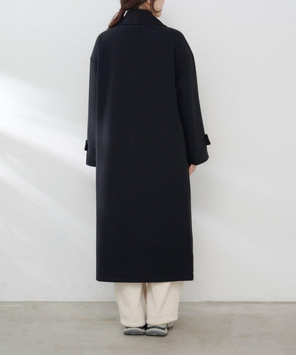 羊毛感雙排扣切斯特大衣