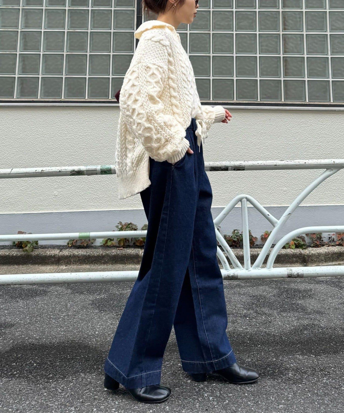 日常寬鬆牛仔褲