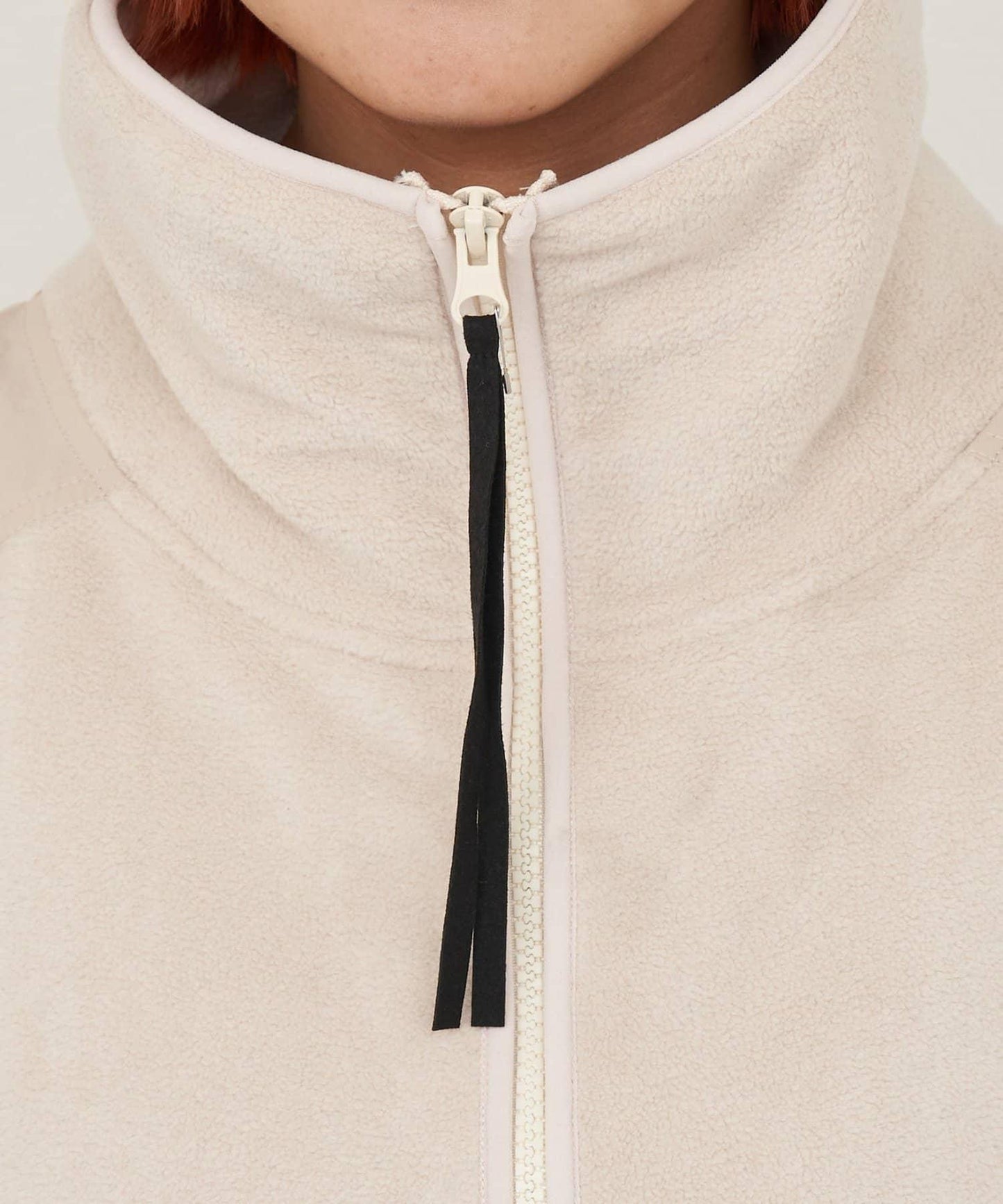 【etsinta/エシンタ】拼接羊羔絨寬鬆夾克