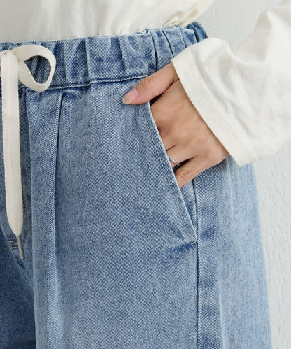 日常寬鬆牛仔褲