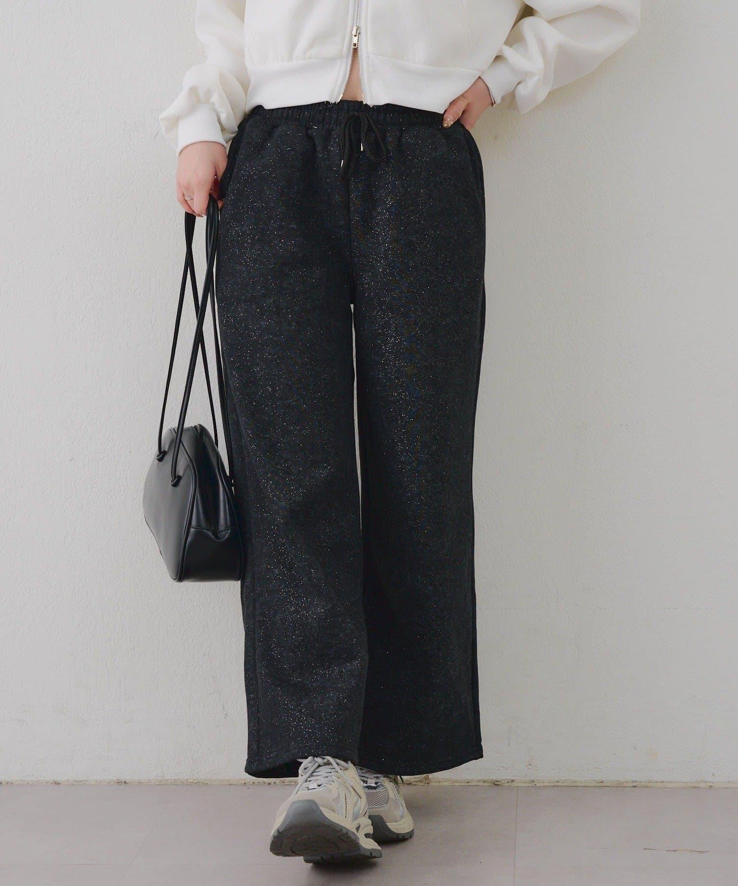 背面印花【RMAF】亮片休閒褲