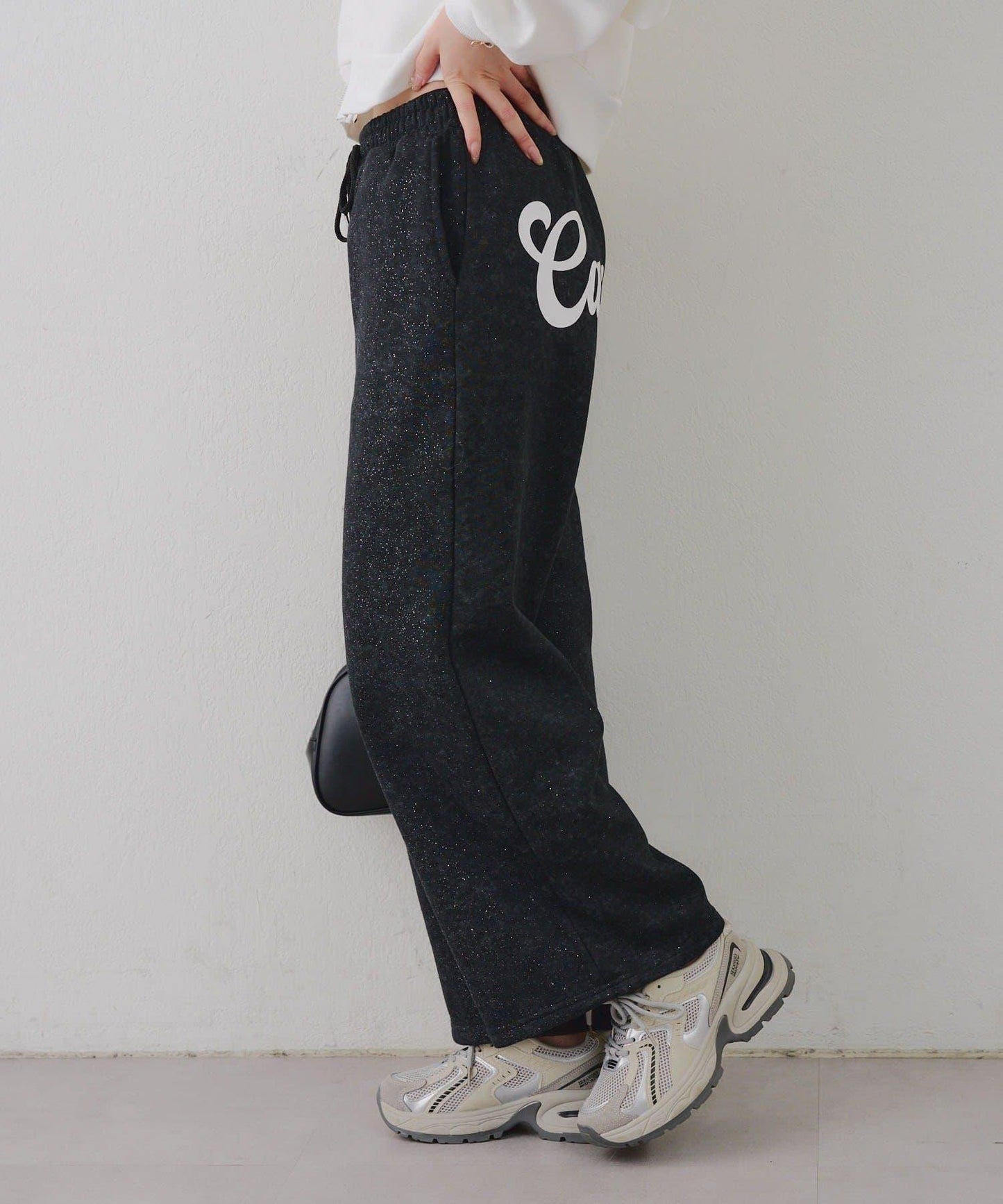 背面印花【RMAF】亮片休閒褲