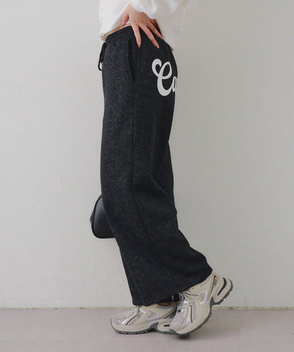 背面印花【RMAF】亮片休閒褲