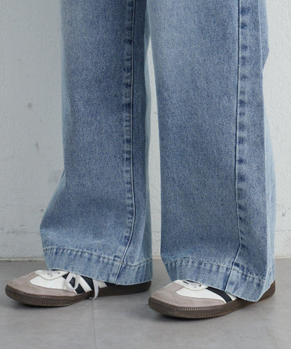 日常寬鬆牛仔褲