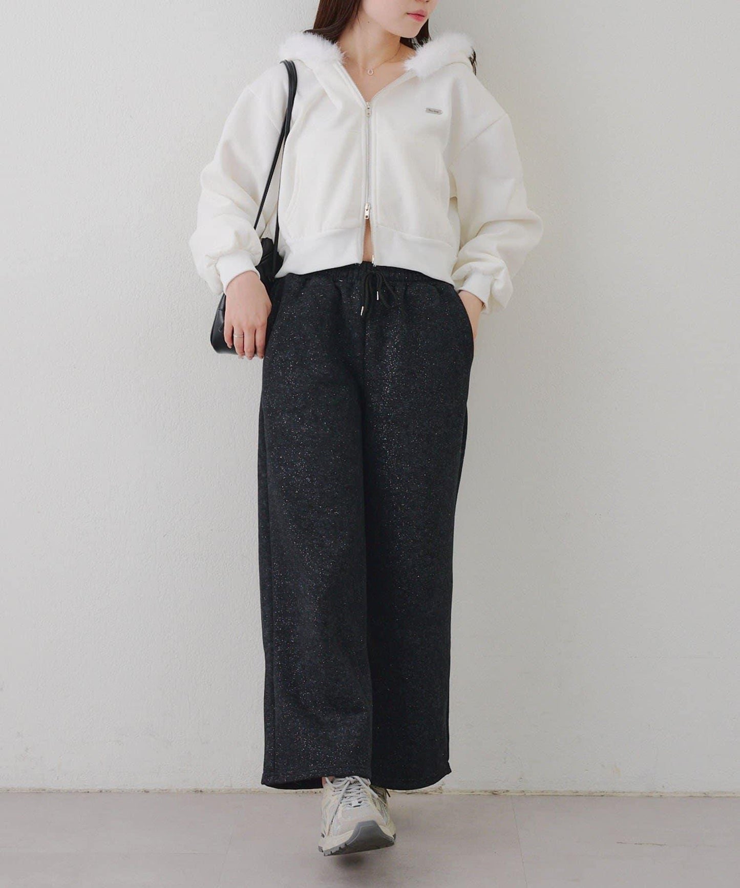 背面印花【RMAF】亮片休閒褲