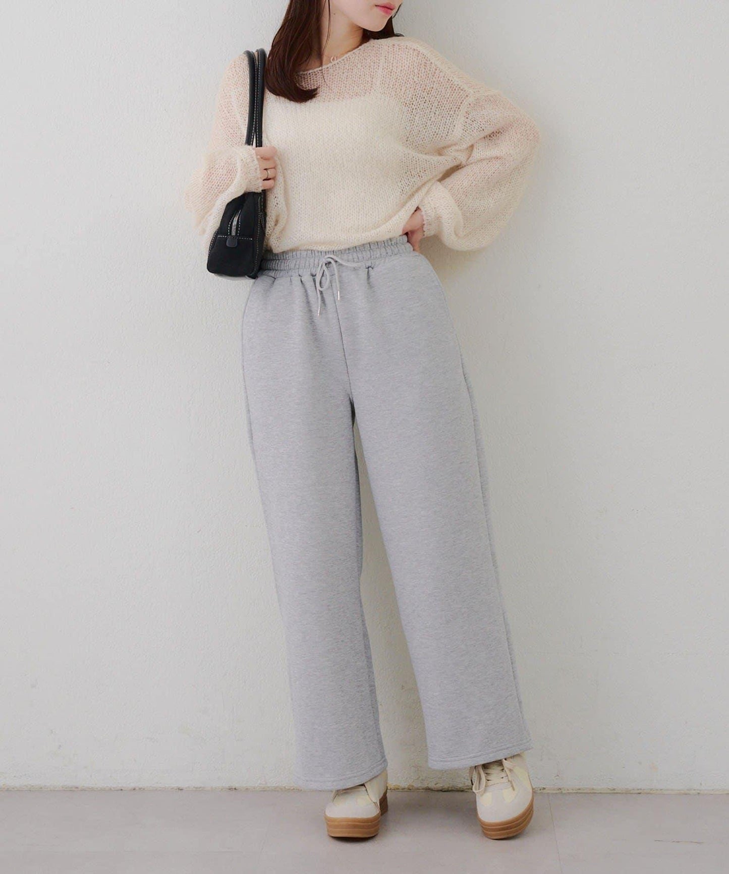 背面印花【RMAF】亮片休閒褲