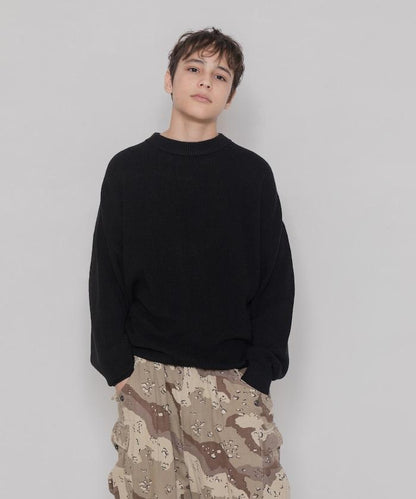 ローソン×FREAK'S STORE RELAX FIT EASY WASH KNIT/寬鬆版型易洗針織衫/ローソンフリーク