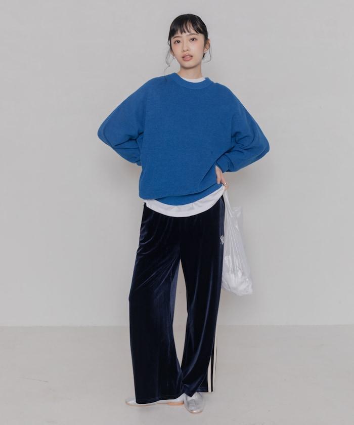 ローソン×FREAK'S STORE RELAX FIT EASY WASH KNIT/寬鬆版型易洗針織衫/ローソンフリーク