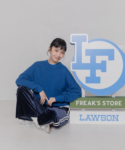 ローソン×FREAK'S STORE RELAX FIT EASY WASH KNIT/寬鬆版型易洗針織衫/ローソンフリーク