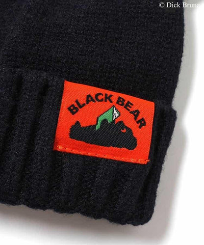 黑熊針織帽