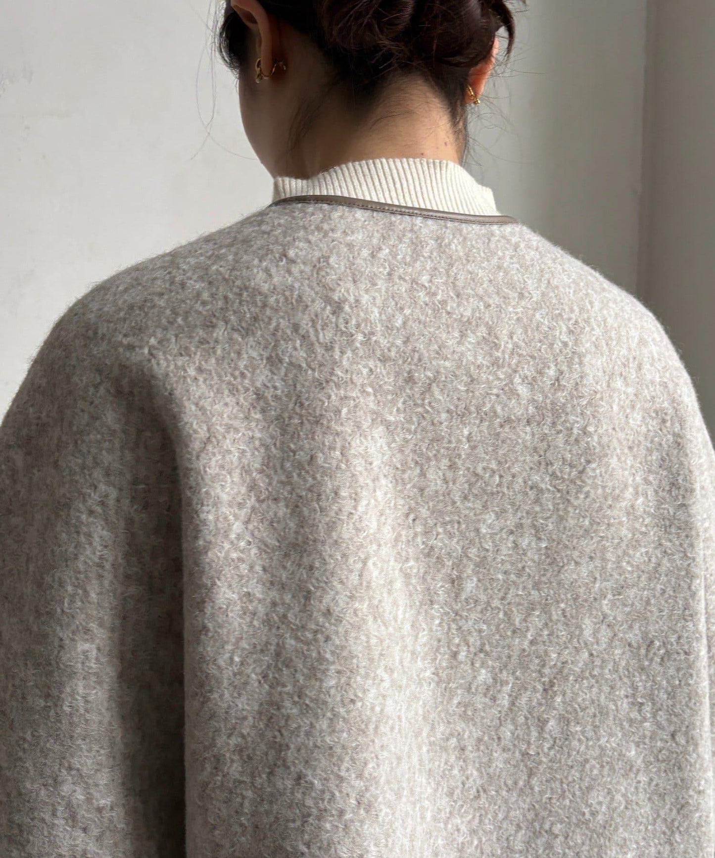 【DouDou】羊毛斗篷風外套