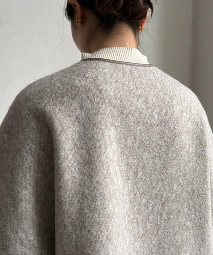 【DouDou】羊毛斗篷風外套