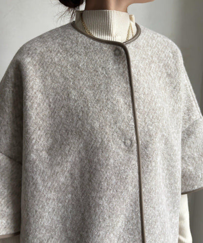 【DouDou】羊毛斗篷風外套