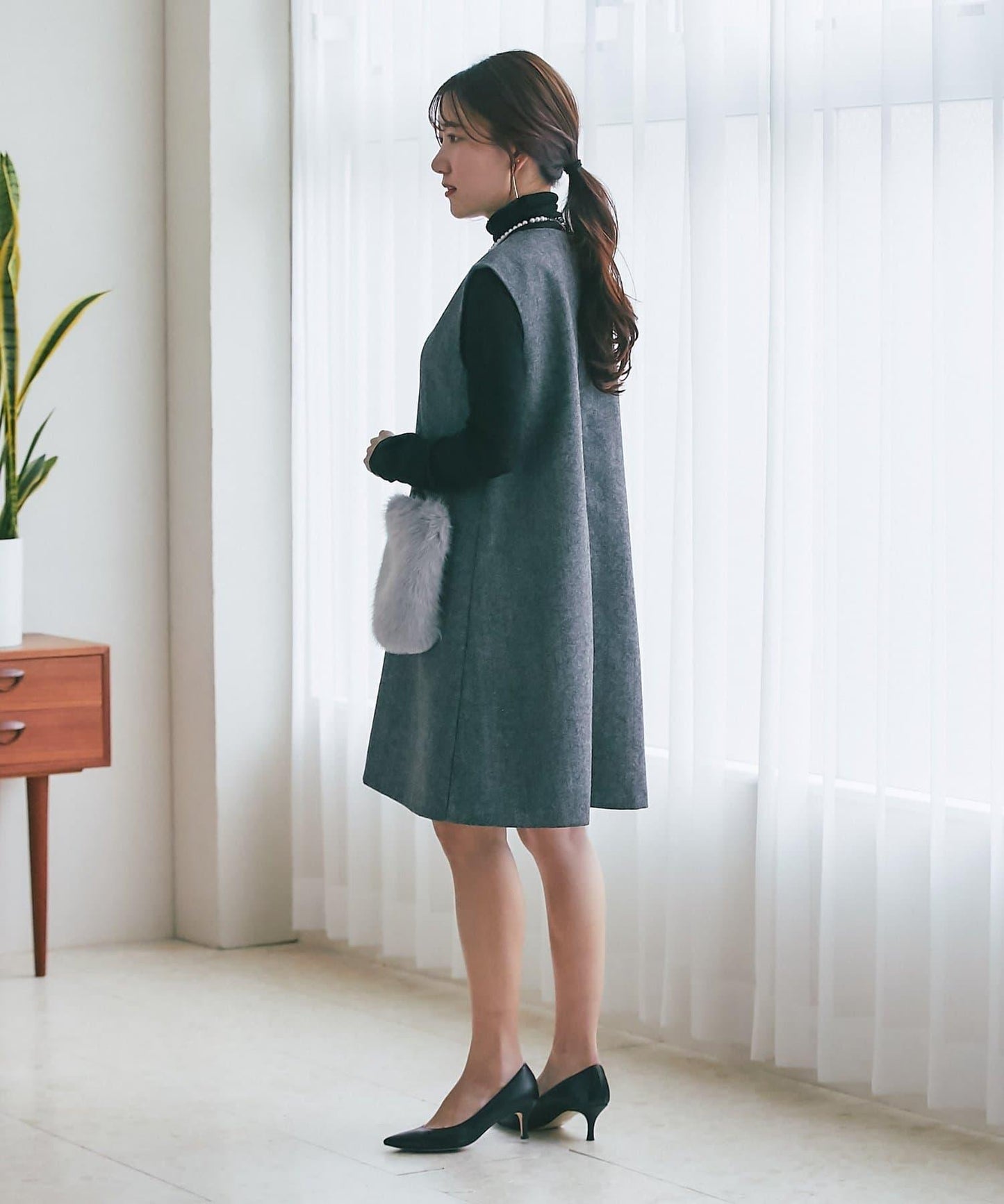 【miki監修・復刻】口袋毛絨呢夾克