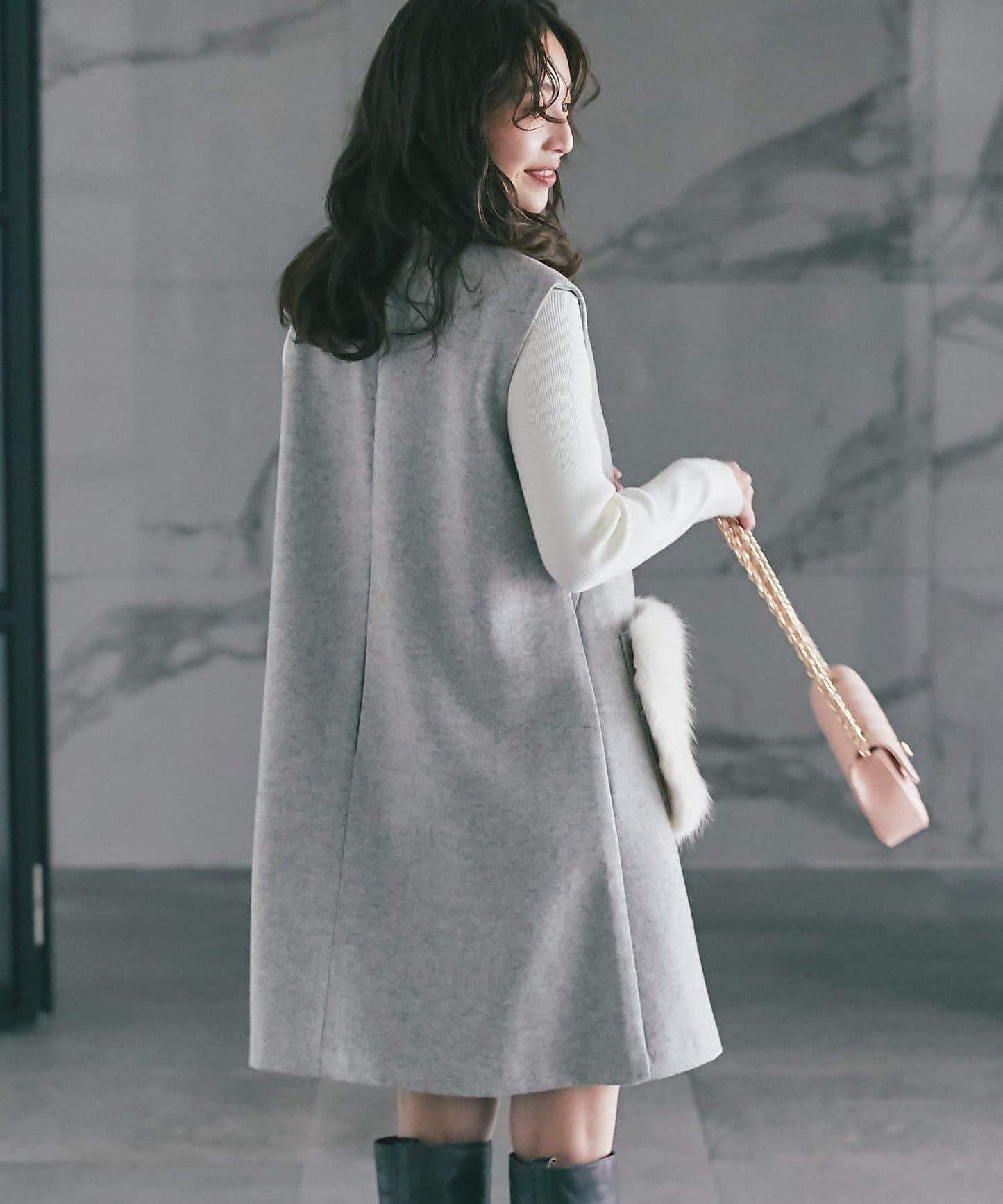 【miki監修・復刻】口袋毛絨呢夾克