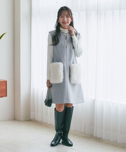 【miki監修・復刻】口袋毛絨呢夾克