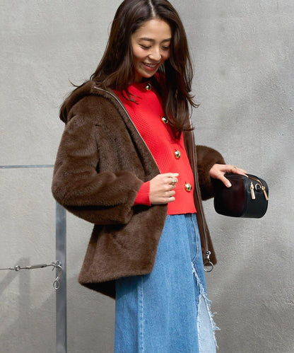 主打單品◎仿皮草大衣