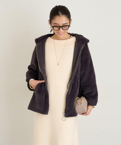主打單品◎仿皮草大衣
